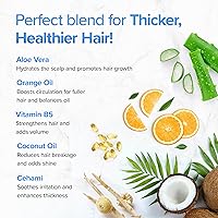 DermaChange Natural Hair Growth Shampoo and Conditioner Set - 16oz — image 2