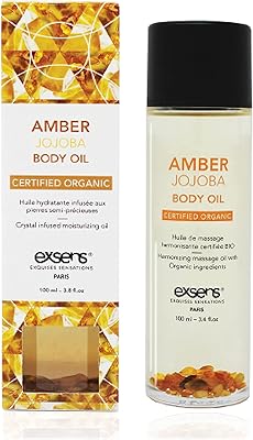 EXSENS Amber Jojoba Crystal Infused Moisturizing Body Oil 100mL
