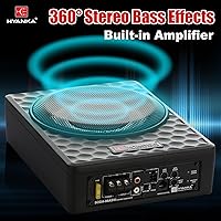 H YANKA SODA-08ASW 8 Inch Underseat Subwoofer — image 3