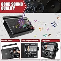 Retekess TR626 Portable AM FM Radio with Bluetooth — image 8