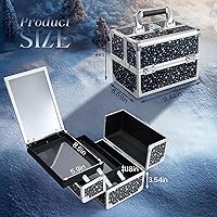 Joligrace Makeup Train Case Black Star — image 7