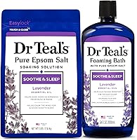 Dr. Teal's Lavender Epsom Salt Soaking Solution & Foaming Bath Combo Pack — image 1