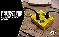 Yellow Jacket 2177N Metal Power Block with 4 Outlets — image 3