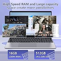 Molegar 2025 15.6″ Laptop, 16GB RAM, 512GB SSD, Intel N5095 — image 3