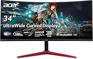 Acer Nitro XZ342CU 34-inch Curved Gaming Monitor