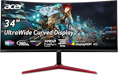 Acer Nitro XZ342CU 34-inch Curved Gaming Monitor
