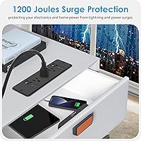 HHSOET 14-in-1 Fast Charging Recessed Power Strip — image 5