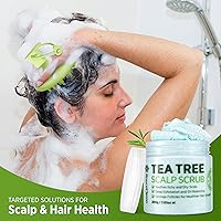 Roycederm Tea Tree Scalp Scrub with Massager Brush — image 2