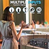 Pyle PFA600BU Wireless Bluetooth Karaoke Amplifier — image 4