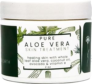 Made from Earth Pure Aloe Vera Treatment with Organic Coconut, Olive Oil & Vitamin E 2oz Review