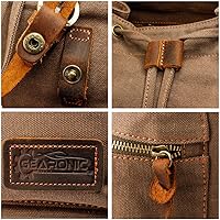 GEARONIC Vintage Canvas Backpack — image 5
