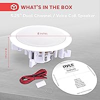 Pyle PWRC52 5.25″ Ceiling Wall Mount Speakers — image 6