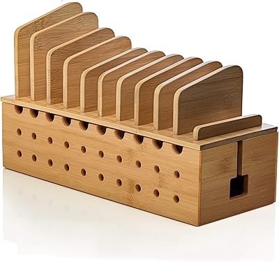 Prosumer's Choice Bamboo Multi Device Charging Station