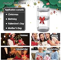 Shuang Qing Rotating Makeup Organizer 3-Tier Gray — image 6