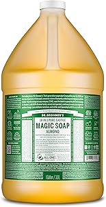 Dr. Bronner's Pure-Castile Magic Soap Liquid Almond, 1 Gallon Review