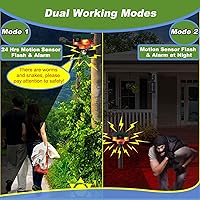 Anizoowu Solar Outdoor Motion Sensor Alarm — image 3