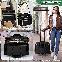 SIYNPAV Rolling Teacher Bag with Accordion File Organizer — image 6