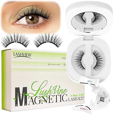 LASHVIEW Upgrade Soft Magnetic Eyelashes with Applicator (L24)