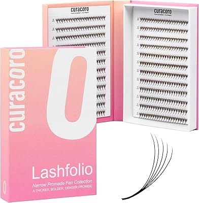 Curacoro LashFolio Narrow Promade Fans 10D-0.03 CC, 8mm-11mm