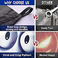 YUSPENYE Halloween Garage Door Decoration 7x9 ft — image 4