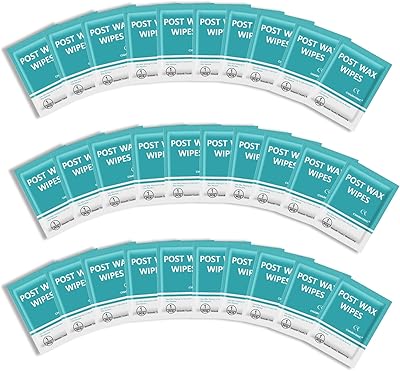 Charmonic 100 Pcs Post Wax Oil Wipes
