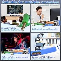 MEIPEK Cat 7 Outdoor Ethernet Cable 200ft — image 6