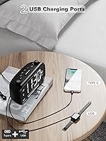 Mesqool Digital Alarm Clock Radio CR1025 — image 5