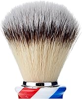 Omega 46735 Barber Pole Fiber Shaving Brush Hi-Brush Blue — image 4