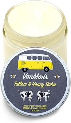 Vanman's Tallow and Honey Balm 2oz