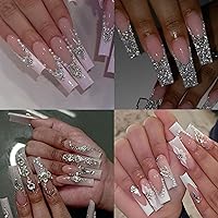 Yzzseven Rhinestone Set 600 White Diamonds + 2500 Flat Rhinestones — image 2