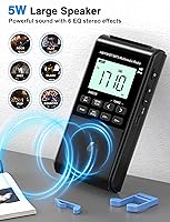 Jazmm Bluetooth AM/FM Radio with 1200mAh Battery — image 6