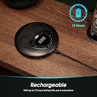 August SE10B Portable Rechargeable CD Player — image 4