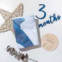 Miaoberry Ocean Baby Milestone Blanket — image 5