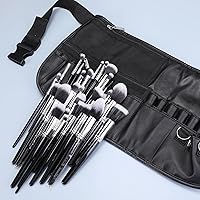 MSQ 29pcs Makeup Brush Set with Belt Waist Makeup Bag — image 8