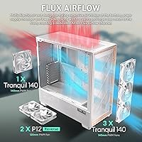 Antec Flux Pro White Full-Tower PC Case — image 3
