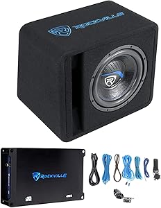 Rockville SK510 10″ Loaded K5 Subwoofer Enclosure with DB11 Amp Review