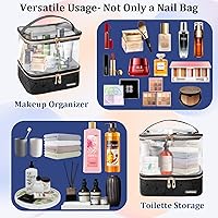 Partreko Clear Nail Polish Organizer with Nail Lamp — image 9
