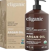 Cliganic Organic Argan Oil 16oz with Pump — image 1