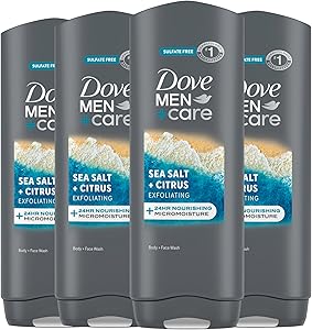 DOVE MEN + CARE Sea Salt + Citrus Body and Face Wash 18 fl oz (4 Count) Review