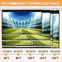 YODOLLA 150″ Motorized Projector Screen 16:9 — image 9