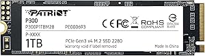 Patriot P300 1TB NVMe SSD Review