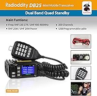 Radioddity DB25 Pro Dual Band Mini Mobile Radio — image 5