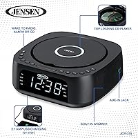 Jensen JCR-375 Stereo Digital Dual-Alarm Clock Radio with CD Player — image 4