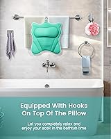 MTDLYICE Bath Pillow, Lake Blue, 16.5 x 17.3 INCH — image 7