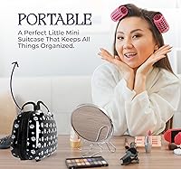 Travel Makeup Bag for Women, Large Travel Toiletry Bag (Dog Paws) — image 7