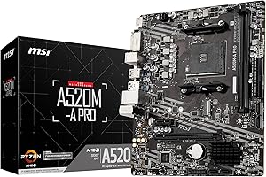 MSI A520M-A PRO V1 Gaming Motherboard Review