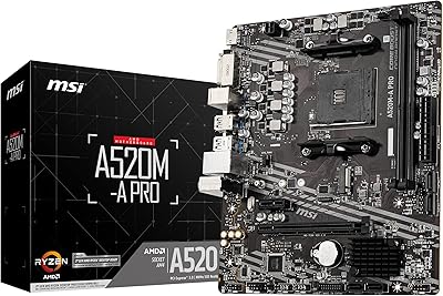 MSI A520M-A PRO V1 Gaming Motherboard