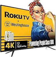 Westinghouse WR43UX4210-SL 43″ Roku TV — image 1
