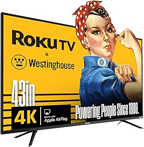 Westinghouse WR43UX4210-SL 43″ Roku TV Review