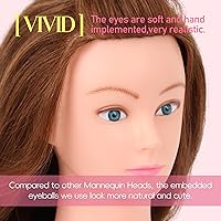 YODIDI Mannequin Head Human Hair 26-28 Inch #27-UB — image 2